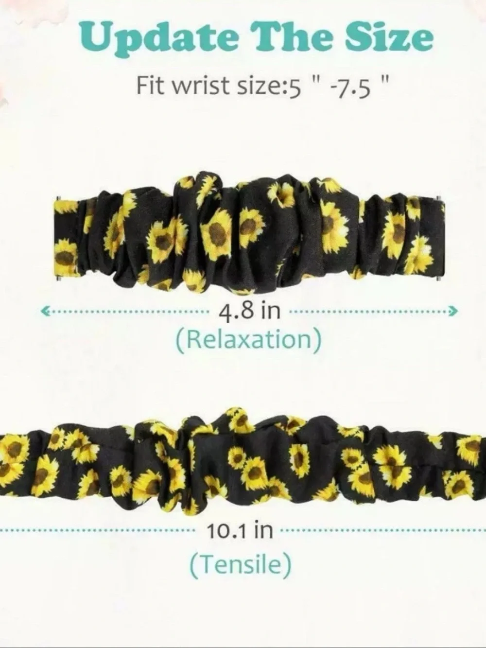 Hand-made Elastic Scrunchy Band For Quartz Watch Farm Animals Wristband NEW!